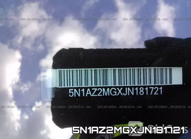 5N1AZ2MGXJN181721 фото 10