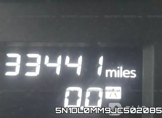 5N1DL0MM9JC502085 фото 8