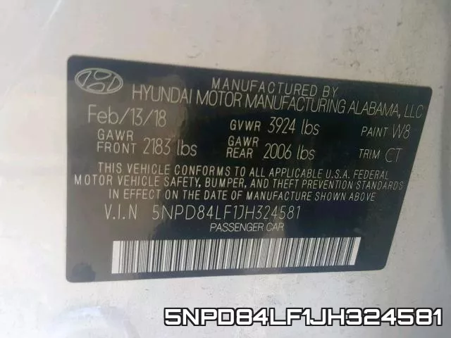 5NPD84LF1JH324581 фото 2