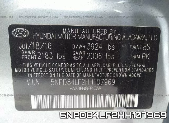 5NPD84LF2HH107969 фото 10