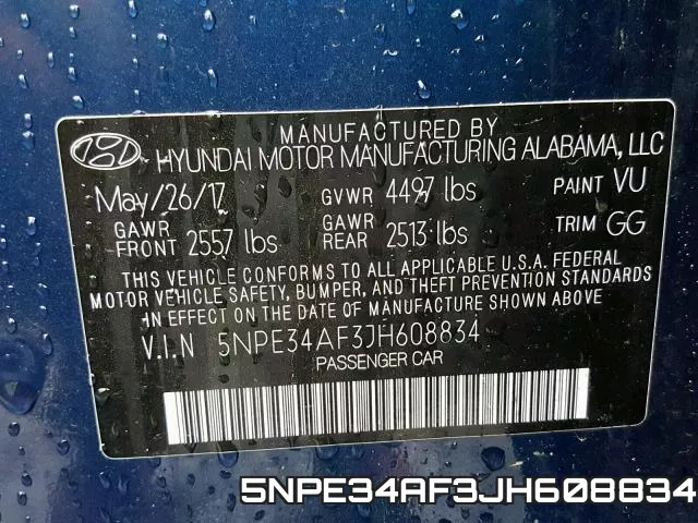 5NPE34AF3JH608834 фото 2