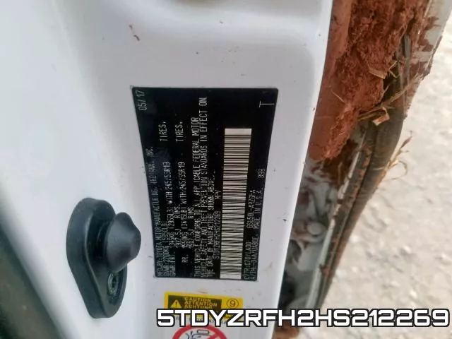 5TDYZRFH2HS212269 фото 2