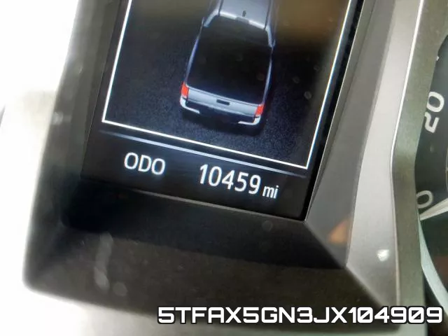 5TFAX5GN3JX104909 фото 9