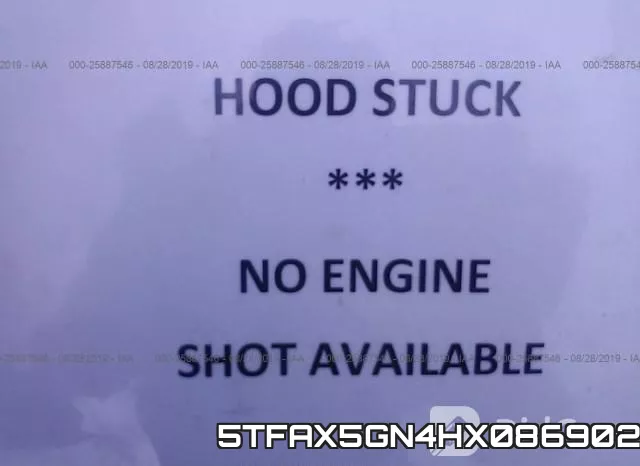 5TFAX5GN4HX086902 фото 2