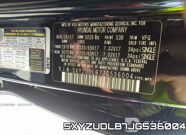 5XYZUDLB7JG536004 фото 10