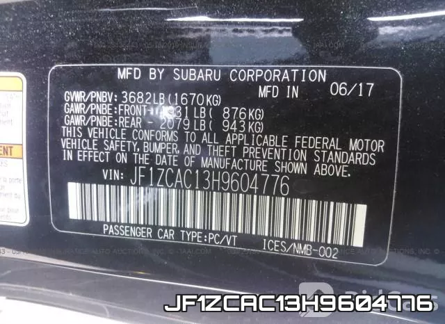 JF1ZCAC13H9604776 фото 10