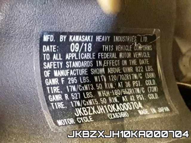 JKBZXJH10KA000704 фото 2