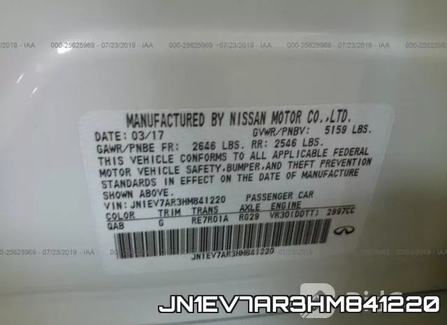 JN1EV7AR3HM841220 фото 10