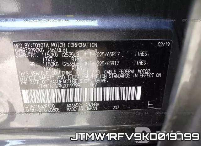 JTMW1RFV9KD019799 фото 10