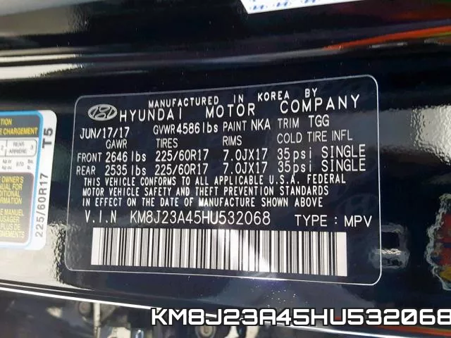 KM8J23A45HU532068 фото 2