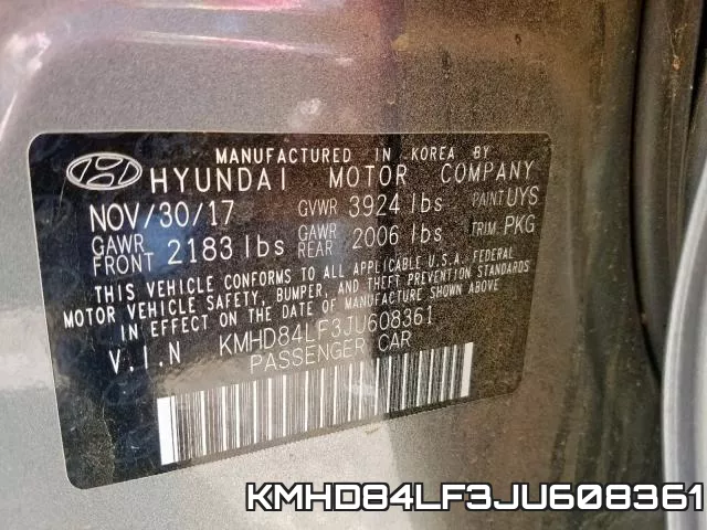 KMHD84LF3JU608361 фото 2