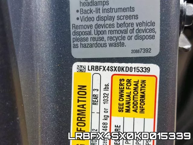 LRBFX4SX0KD015339 фото 2