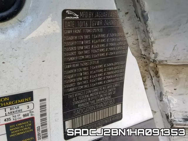 SADCJ2BN1HA091353 фото 2
