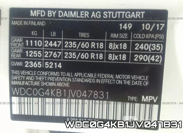 WDC0G4KB1JV047831 фото 10