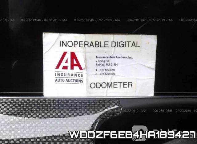 WDDZF6EB4HA189427 фото 8