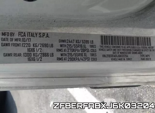 ZFBERFABXJ6K03204 фото 10