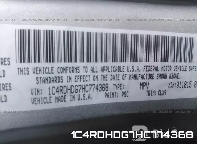 1C4RDHDG7HC774368 фото 10