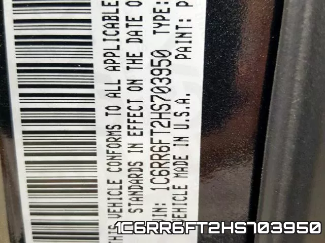 1C6RR6FT2HS703950 фото 2