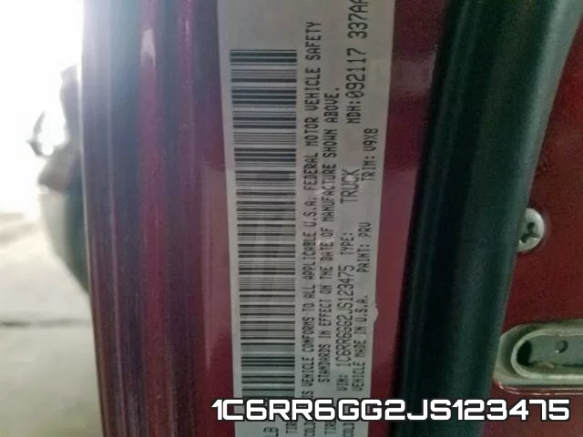 1C6RR6GG2JS123475 фото 2