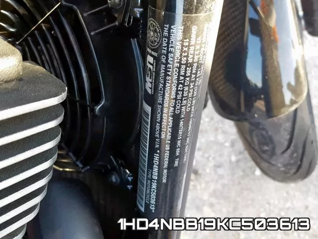 1HD4NBB19KC503613 фото 2