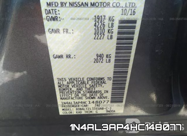 1N4AL3AP4HC148077 фото 10