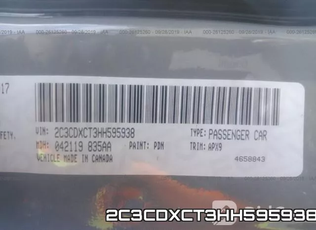 2C3CDXCT3HH595938 фото 10
