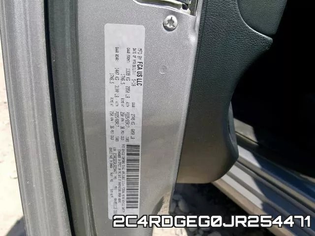 2C4RDGEG0JR254471 фото 2