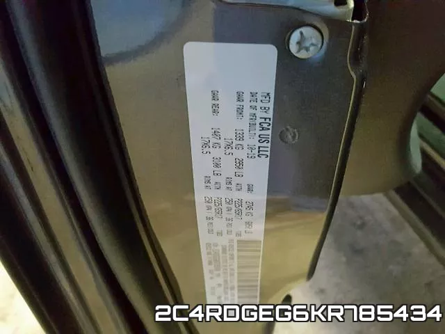 2C4RDGEG6KR785434 фото 2