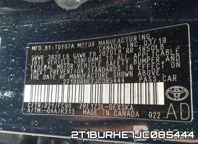 2T1BURHE7JC085444 фото 10