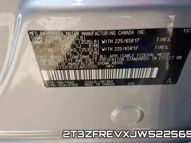 2T3ZFREVXJW522565 фото 2