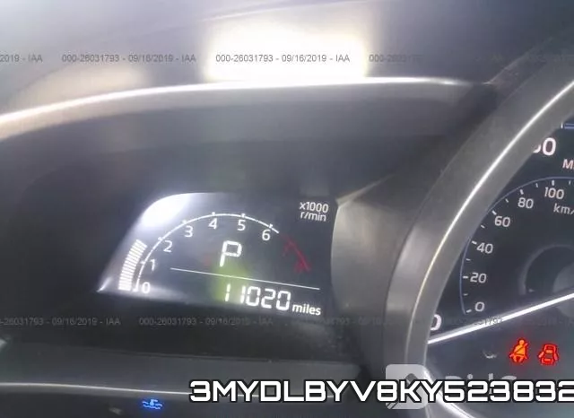 3MYDLBYV8KY523832 фото 8
