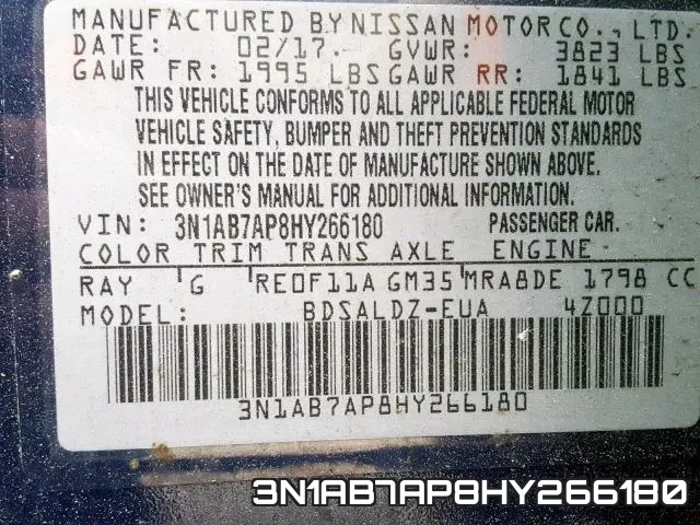 3N1AB7AP8HY266180 фото 2
