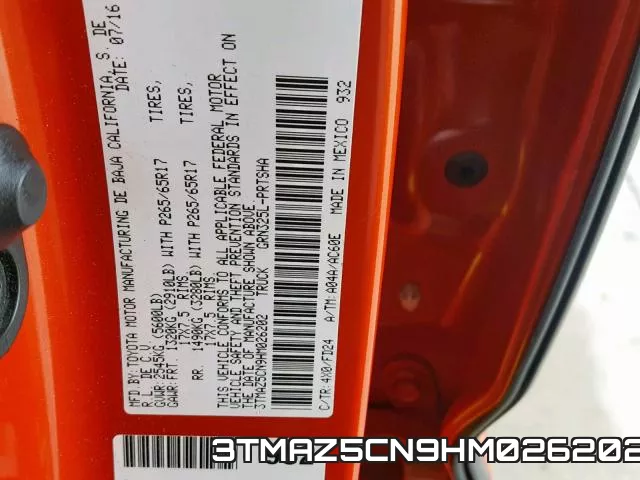 3TMAZ5CN9HM026202 фото 2