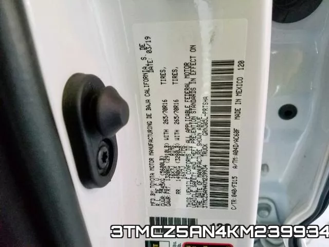 3TMCZ5AN4KM239934 фото 2