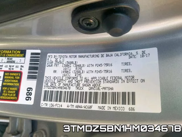 3TMDZ5BN1HM034678 фото 2