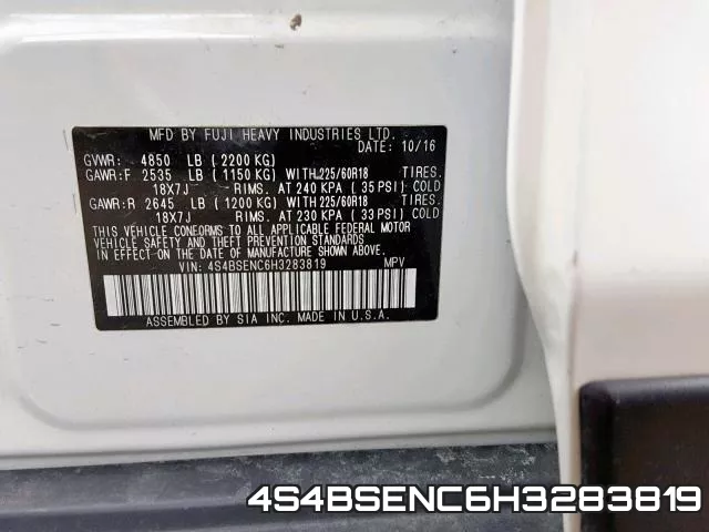 4S4BSENC6H3283819 фото 2