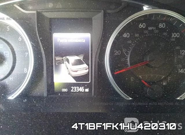 4T1BF1FK1HU420310 фото 8