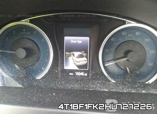 4T1BF1FK2HU727226 фото 8