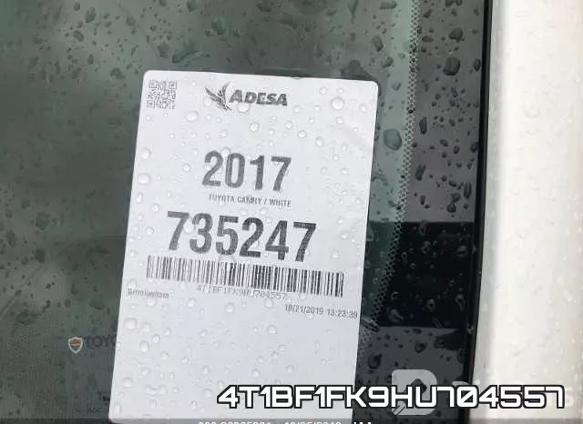 4T1BF1FK9HU704557 фото 8