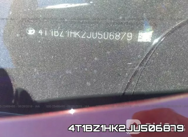 4T1BZ1HK2JU506879 фото 10