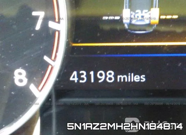 5N1AZ2MH2HN184874 фото 8