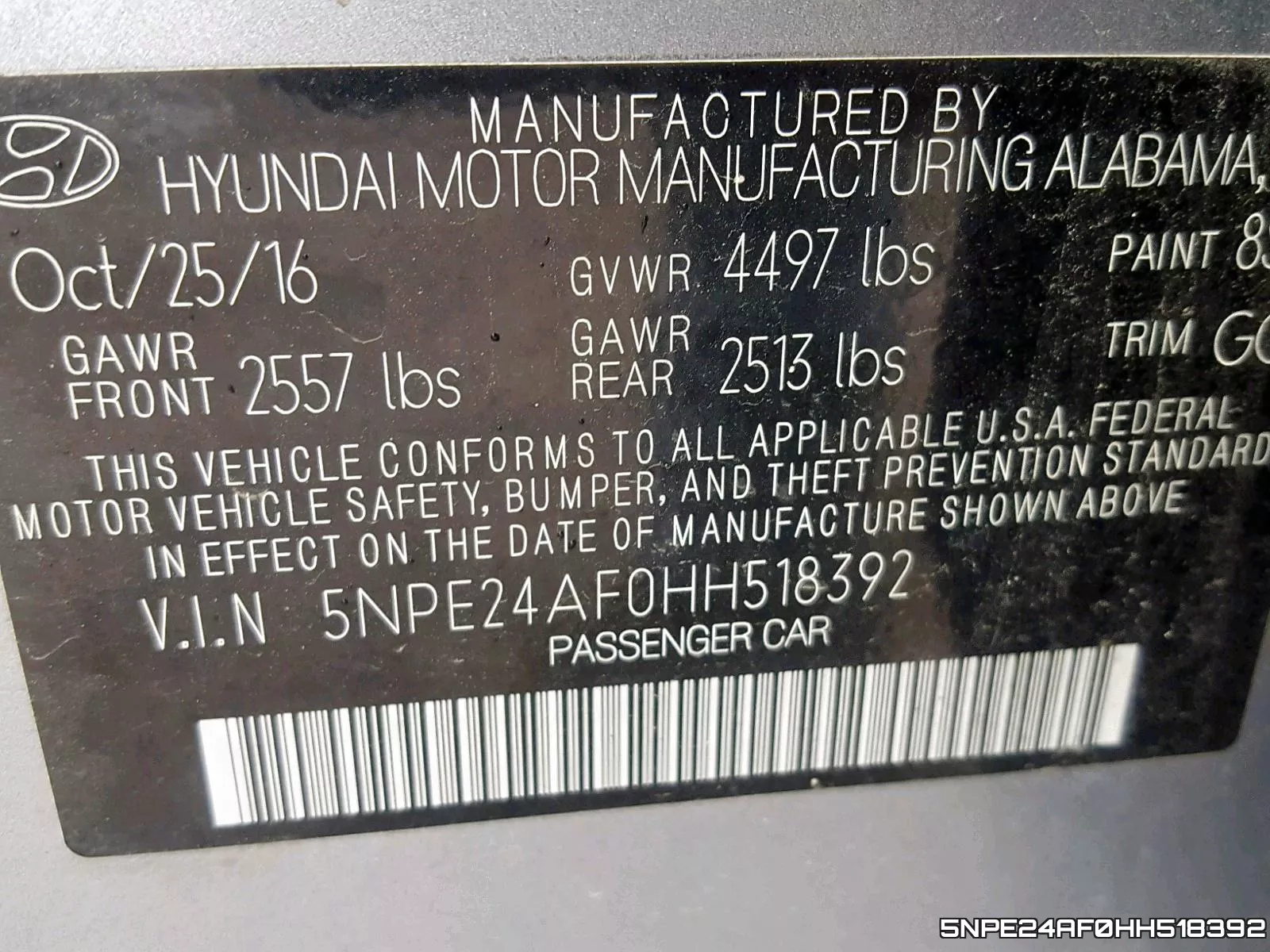 5NPE24AF0HH518392 фото 2