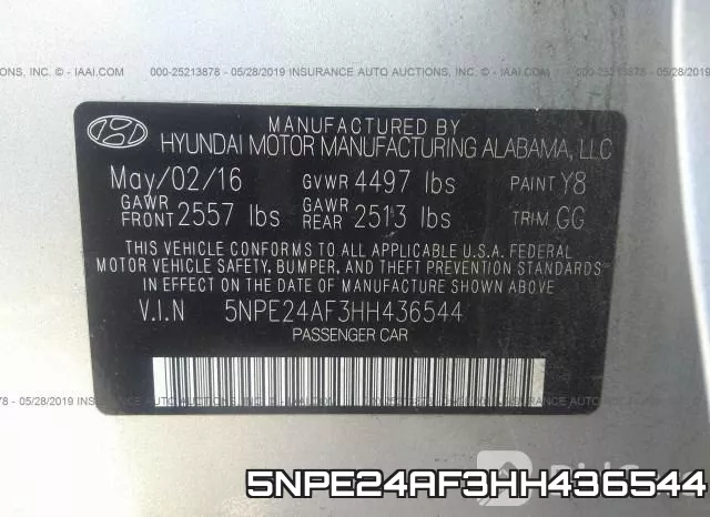 5NPE24AF3HH436544 фото 10