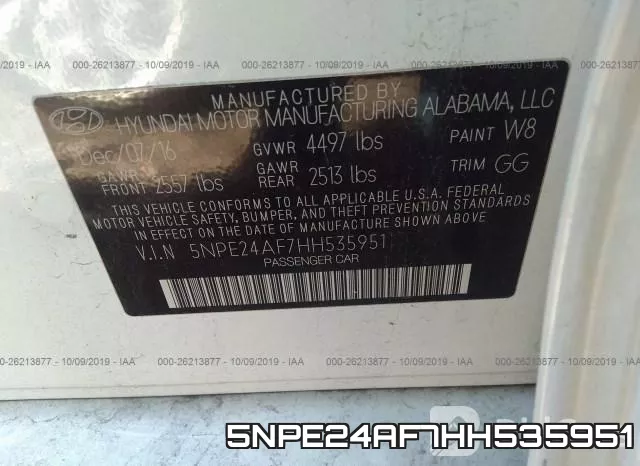 5NPE24AF7HH535951 фото 10