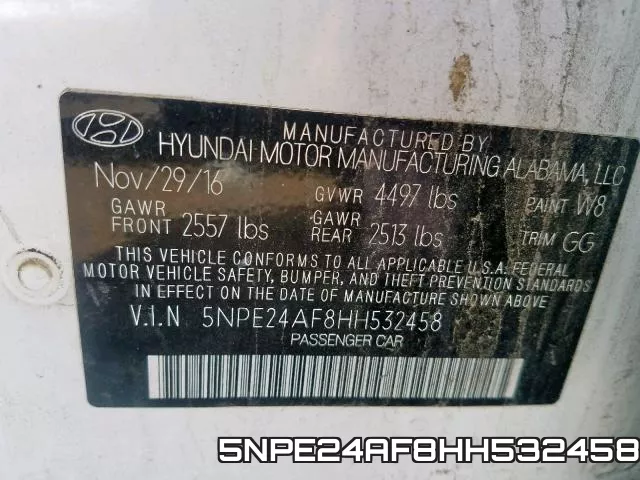 5NPE24AF8HH532458 фото 2