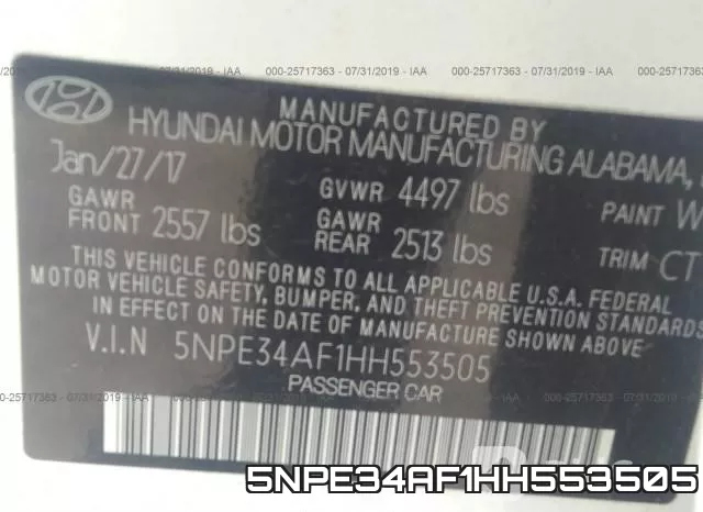 5NPE34AF1HH553505 фото 10