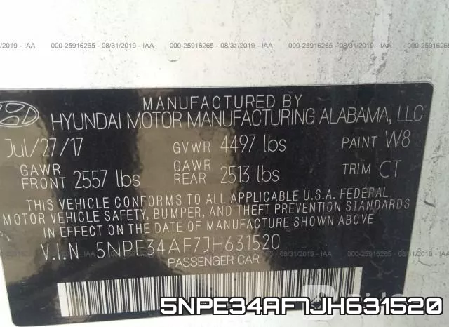 5NPE34AF7JH631520 фото 10