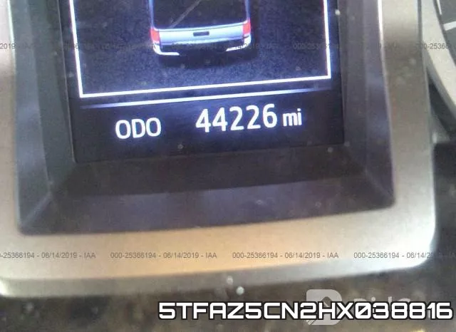 5TFAZ5CN2HX038816 фото 8