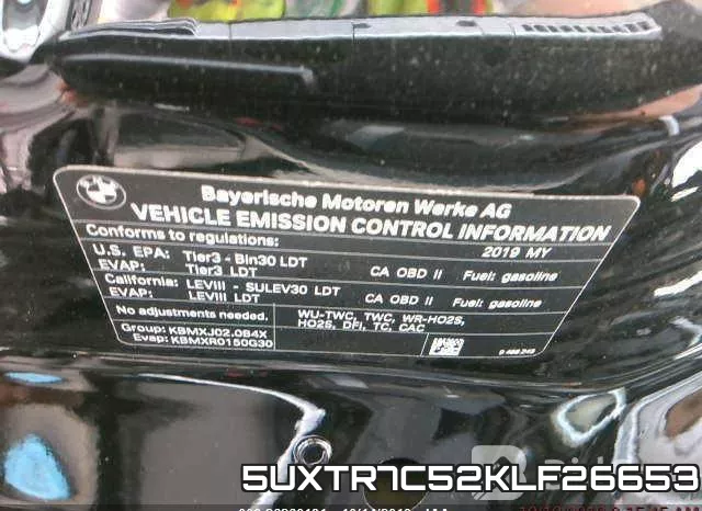 5UXTR7C52KLF26653 фото 6