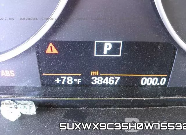 5UXWX9C35H0W75532 фото 8